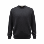 Maglia girocollo in 100% puro cashmere – filato Loro Piana®, produzione Carlo Alberto Taglie Grandi Milano