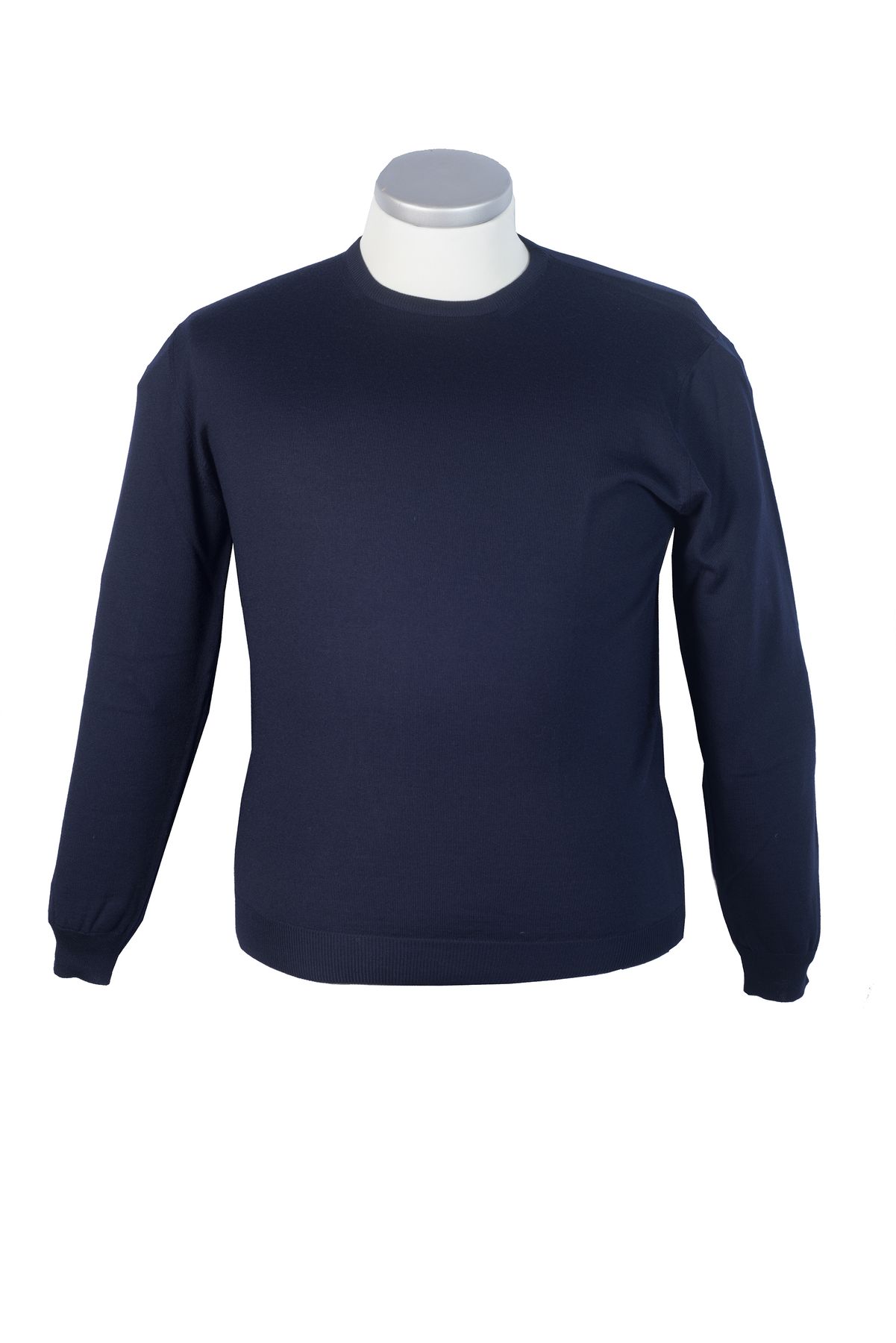 Maglia Merino Extra Fine Girocollo Carlo Alberto Milano–Made in Italy - immagine 2
