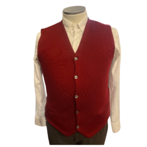 Panciotto con Tasche in Lana Merino Extra Fine – Carlo Alberto Milano