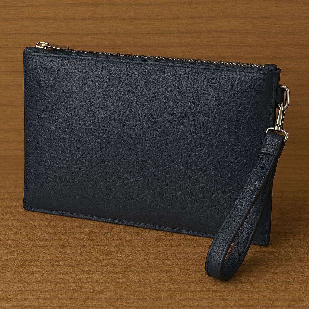 Pochette Uomo in Vera Pelle – Stile e Funzionalità Carlo Alberto taglie grandi Made in Italy