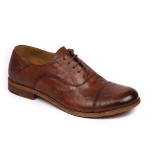 Mocassino vera pelle stropicciato