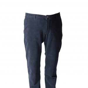 Pantalone Modello Cino in Velluto 1000 Righe Elasticizzato - Carlo Alberto Taglie Grandi Milano