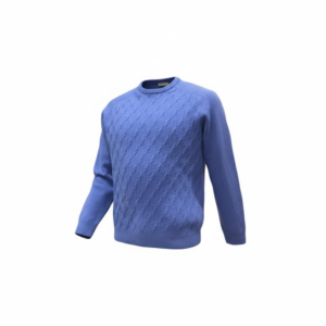 Maglia Girocollo in Lana Merino e Cashmere Carlo Alberto Taglie Grandi – Made in Italy