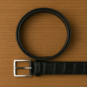 Cintura in Vero Coccodrillo – Made in Italy Carlo Alberto taglie grandi