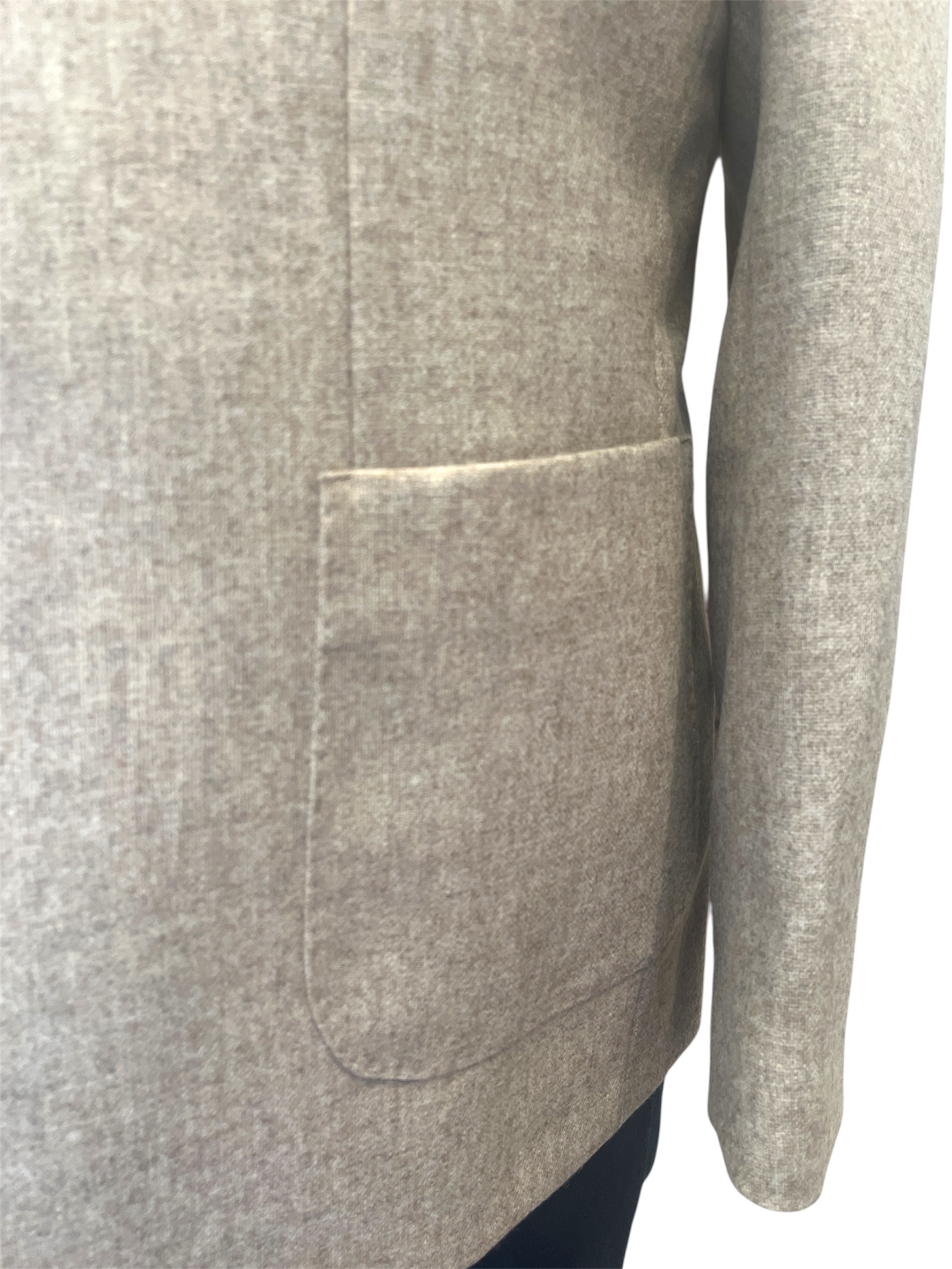 🔹 Giacca in Tessuto Knickerbocker – Sfoderata con Tasche a Toppa Carlo alberto taglie grandi - immagine 4