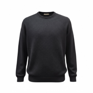 Maglia Girocollo Puro Cashmere – Filato Loro Piana® – Produzione Carlo Alberto Taglie Grandi Milano