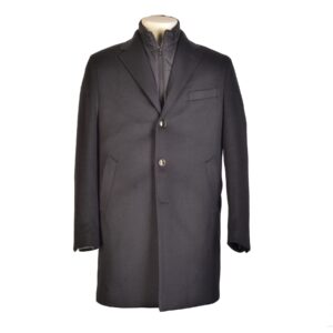 Cappotto Corto con Paravento - Made in Italy