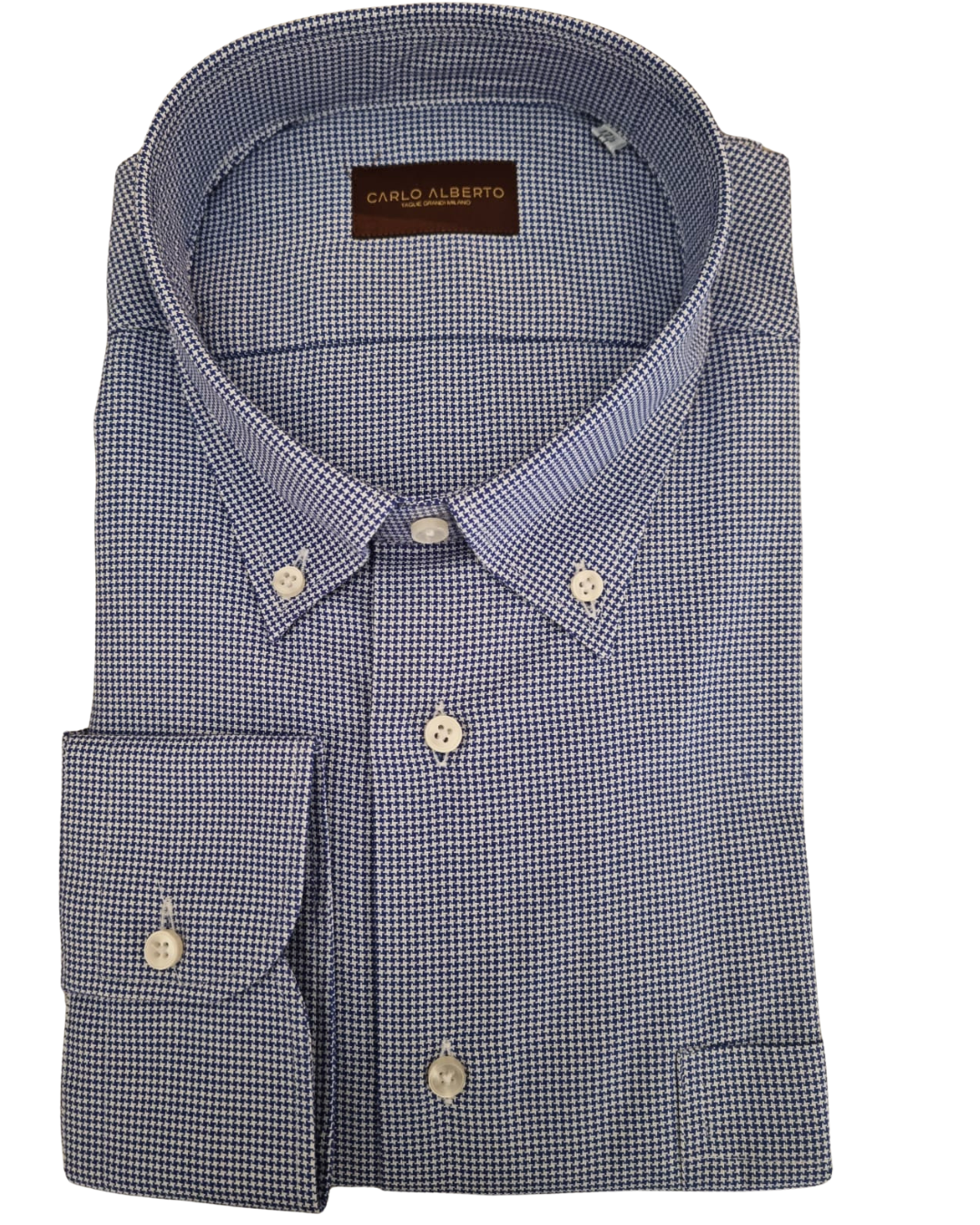 Camicia in Puro Cotone Fantasia - Brand Carlo Alberto Milano