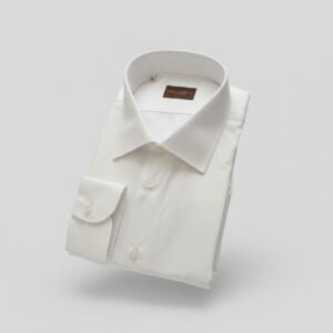 Camicia  puro cotone, Made in Italy, tessuto twill
