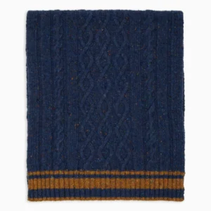 Brand Gallo-Sciarpa in Lana e Cachemire Bouclé Made in Italy