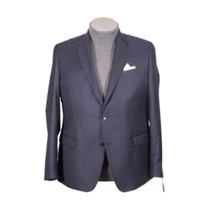 Giacca in Pura Lana Blu  Lavorazione a Punta di Spillo Reda s'110