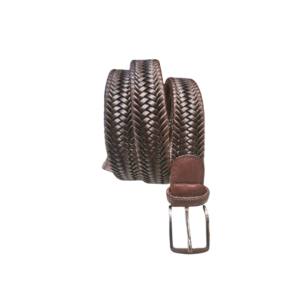 Cintura in Pelle Intrecciata Elasticizzata  Made in Italy