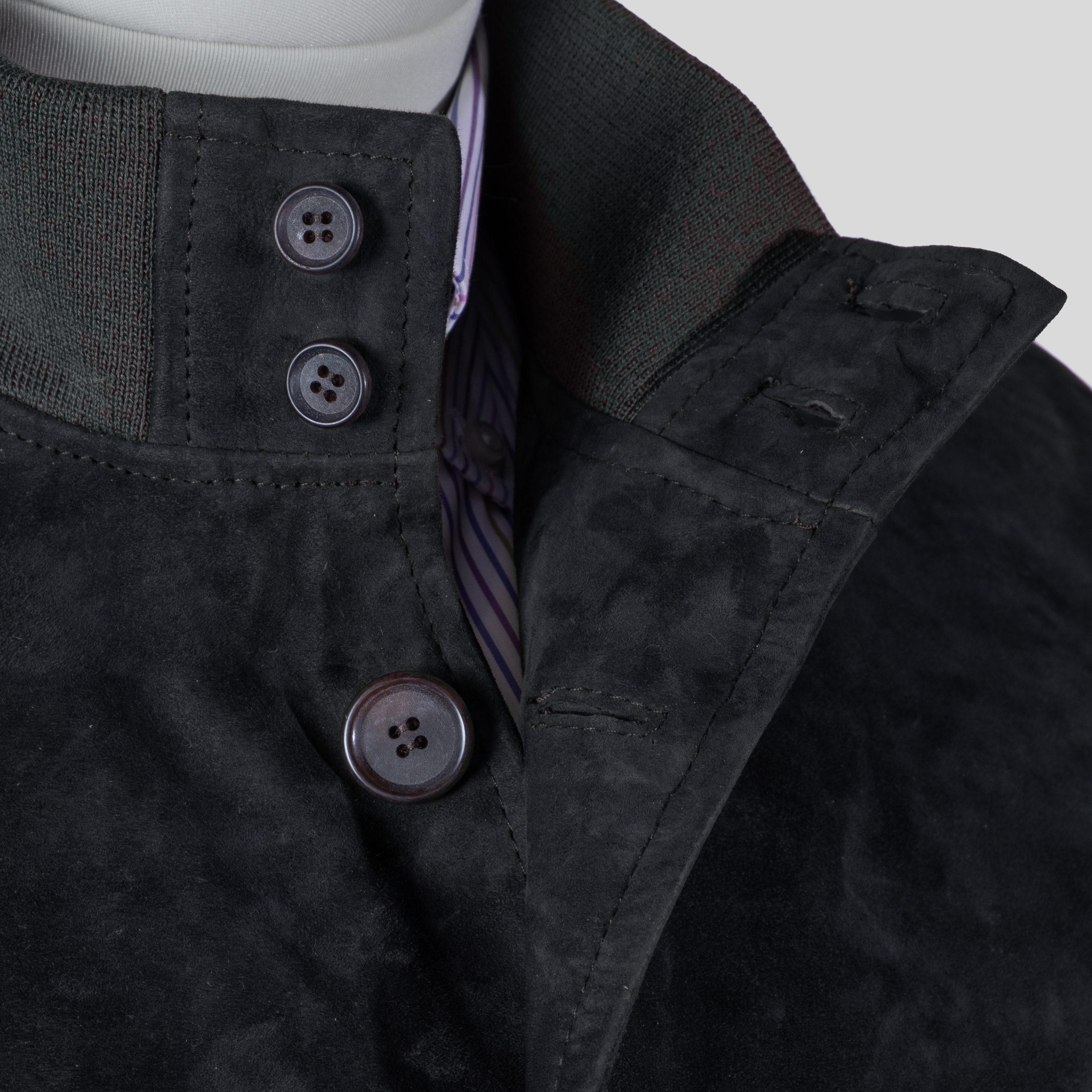 Giubbino mod. Valstar vera pelle scamosciato Made in Italy - immagine 2