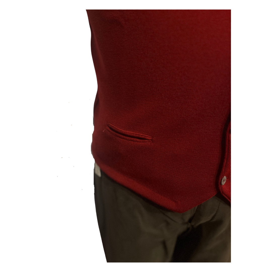 Panciotto con Tasche in Lana Merino Extra Fine – Carlo Alberto Milano - immagine 2