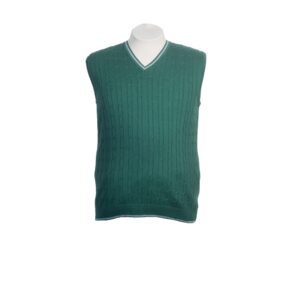 Gilet Trecce in puro cotone Made in Italy