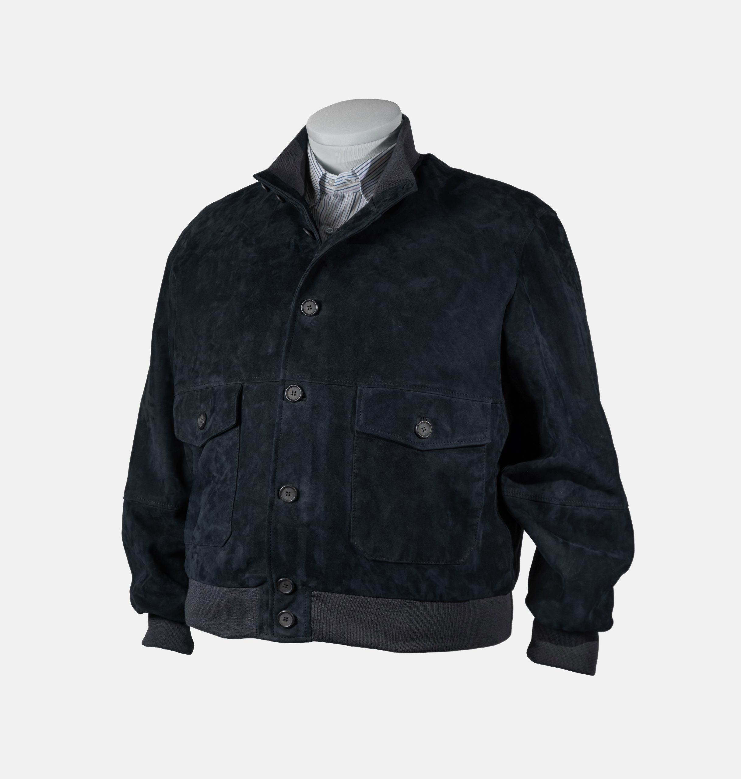 Giubbino mod. Valstar vera pelle scamosciato Made in Italy