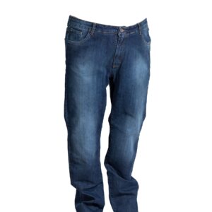 Jeans Cinque Tasche Effetto Used - Carlo Alberto Taglie Grandi Milano