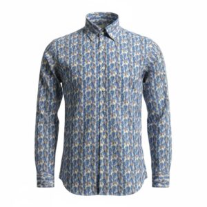 Camicia Fantasia Floreale – Tempo Libero  Carlo Alberto Taglie Grandi – Made in Italy